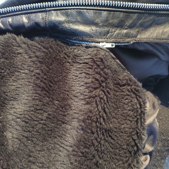 Schott NYC Sportswear Leather Bomber Jacket Size 42 - Picture 12 of 16